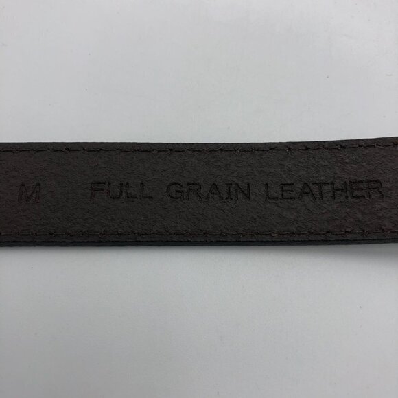 Dockers Dark Brown Full Grain Leather Belt NEW - Picture 2 of 6